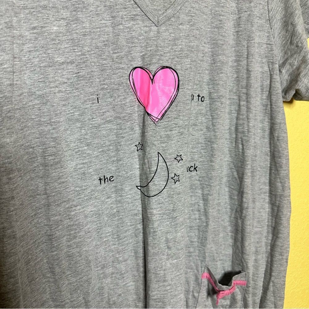 Nightshirt, Women, Plus-Size, Size 3X, Grey, New, Never Worn